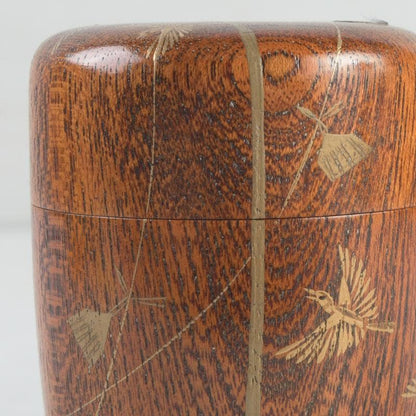 Sparrow Natsume by Nakabayashi Seizan – Japanese Tea Caddy – Inaho Makie – Japan