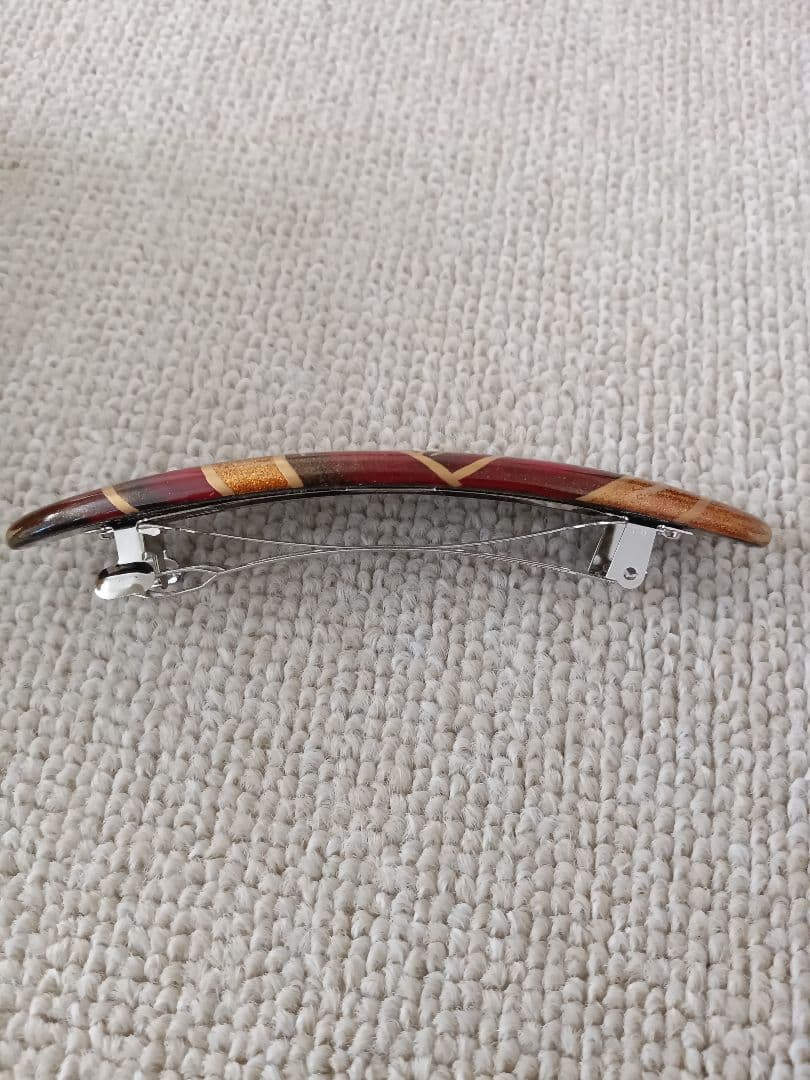 Wajima Lacquer Barrette – Handcrafted Hair Jewelry – Japan Art Lacquer