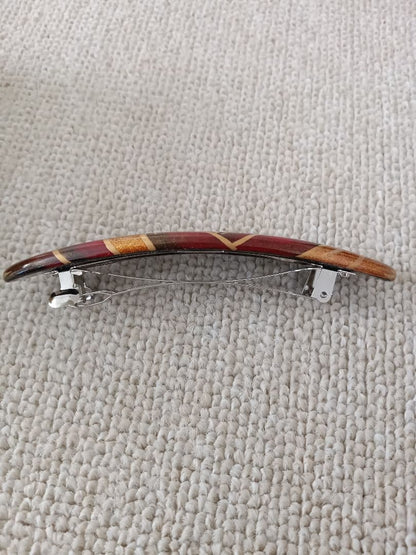 Wajima Lacquer Barrette – Handcrafted Hair Jewelry – Japan Art Lacquer