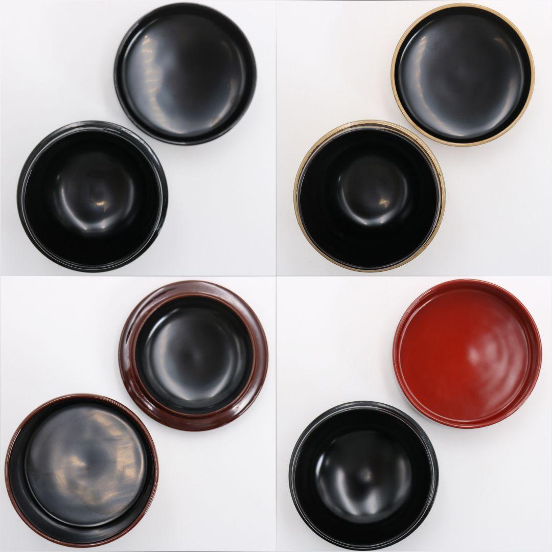 Set of 4 Seasonal Natsume by Nakamura Kosai — Shiki Natsume Maki-e Tea Caddies, Tomobako
