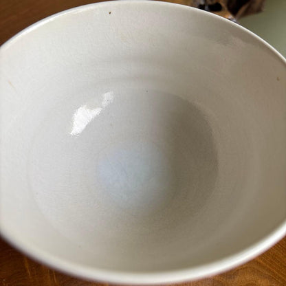Kiyomizu Ware Matcha Bowl with Chrysanthemum Crest — Chugūji Temple Commission, Shared Wooden Box