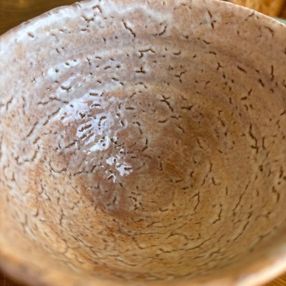Udagawa Seikoku Hagi Chawan — Oni-Hagi Textured Matcha Bowl with Tomobako