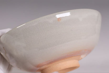 Nakamura Shuho Kenzan-Style Morning Glory Hirachawan - Kyo-ware Summer Tea Bowl