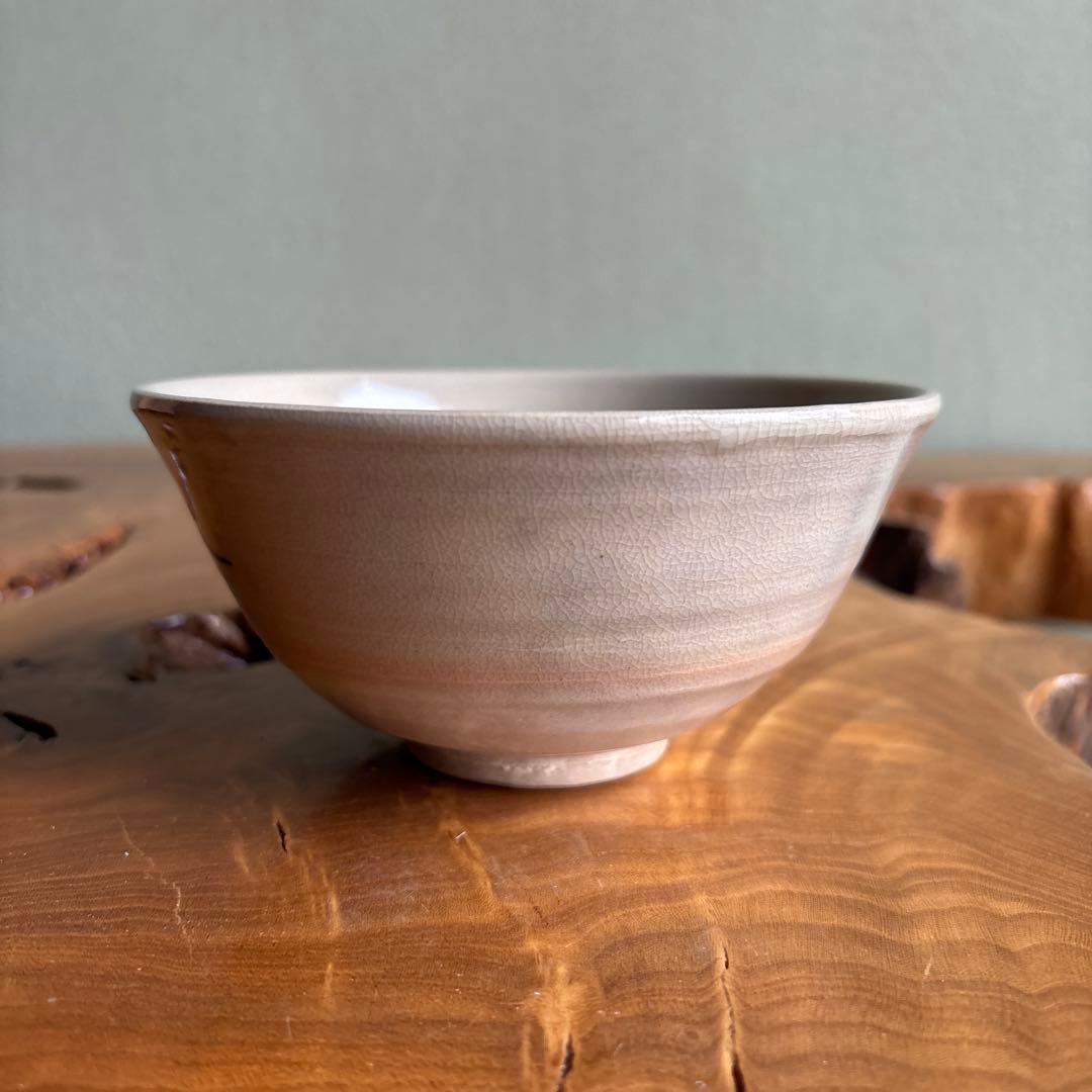 Ichikawa Tsuzo Orchid Matcha Bowl — Overglaze Enamel Ran-ka, Signed Wood Box
