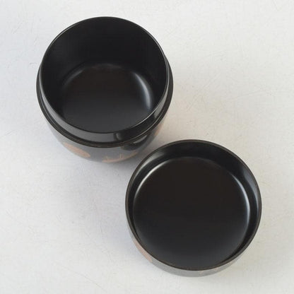 Wajima Lacquer Natsume — Kiku-Kiri Maki-e by Sōhō Mokushiro | Japanese Tea Ceremony