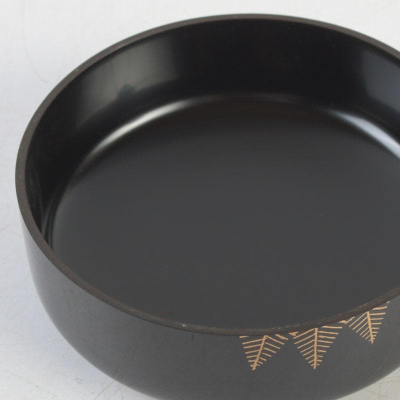 Wajima Lacquer Natsume — Kiku-Kiri Maki-e by Sōhō Mokushiro | Japanese Tea Ceremony