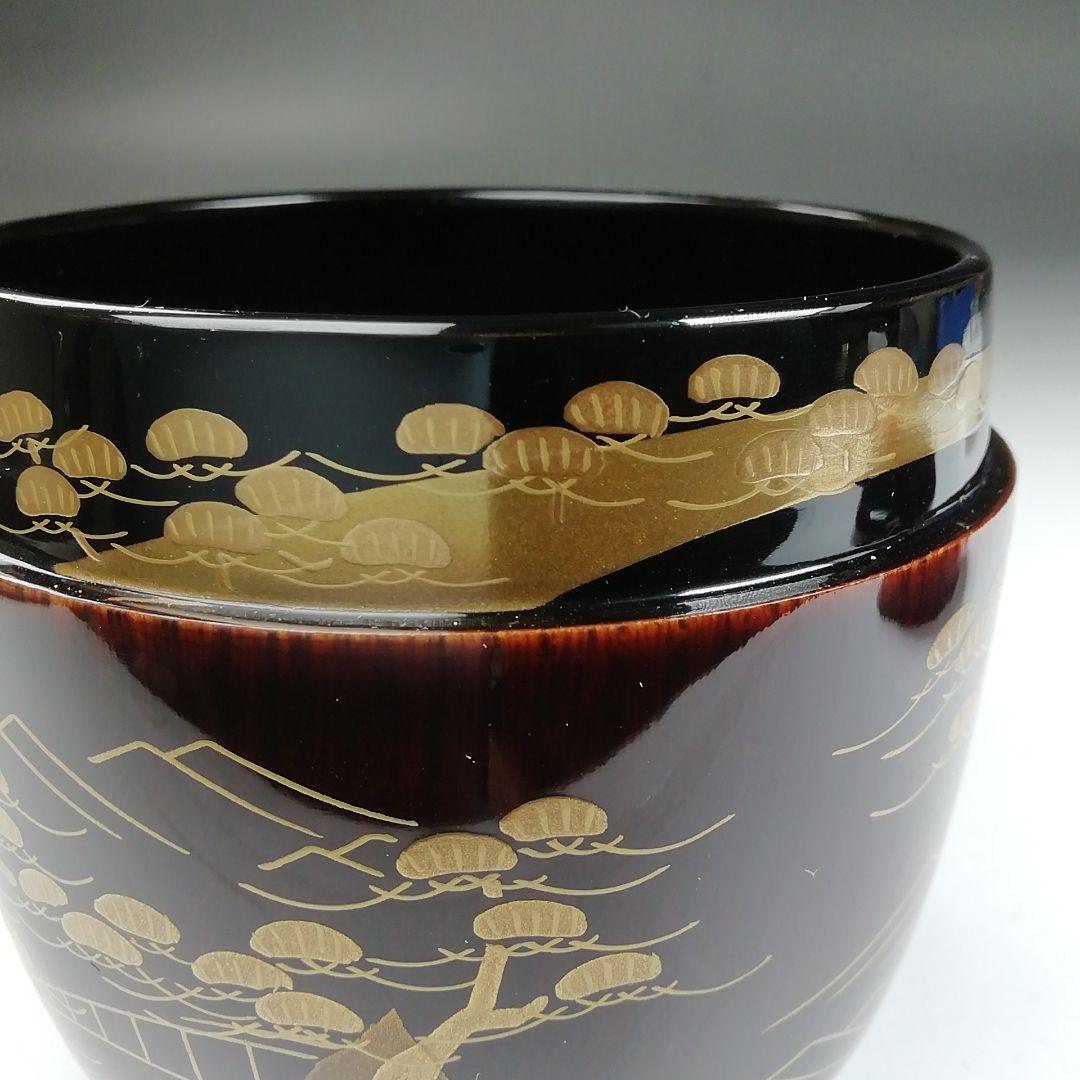 Sankei Three Views Maki-e Natsume by Minowa Ikko - Hounsai Design Lacquer Tea Caddy