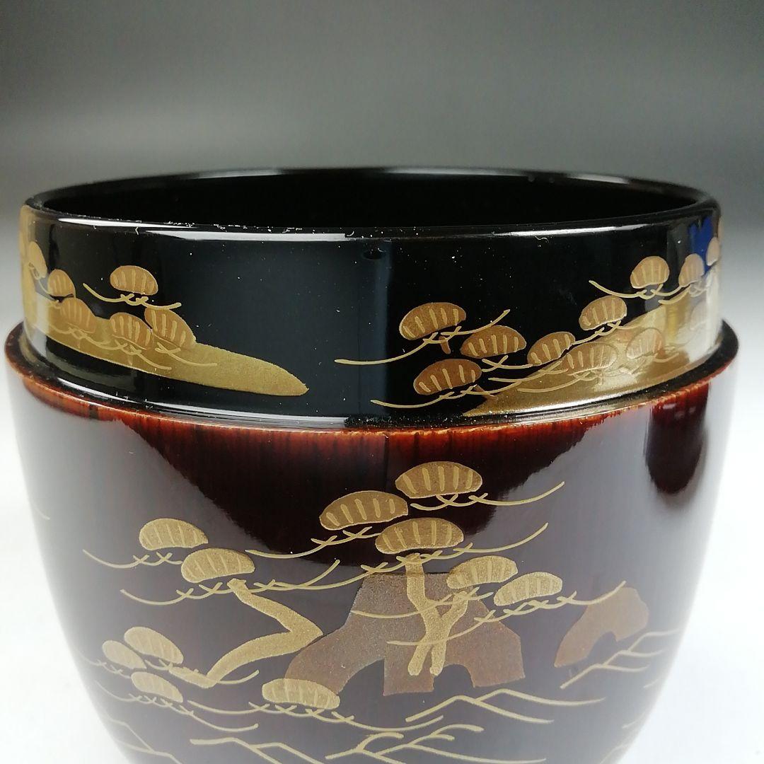 Sankei Three Views Maki-e Natsume by Minowa Ikko - Hounsai Design Lacquer Tea Caddy