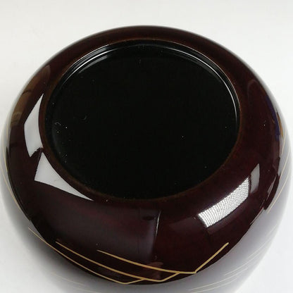 Sankei Three Views Maki-e Natsume by Minowa Ikko - Hounsai Design Lacquer Tea Caddy