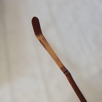 Chashaku Tea Scoop 'Zuisho' – Myoshinji Monk – Smoked Bamboo – Japan