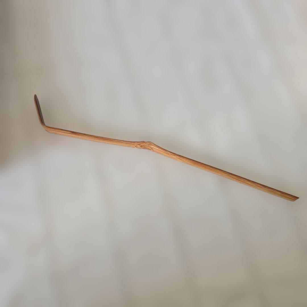 Chashaku Tea Scoop 'Zuisho' – Myoshinji Monk – Smoked Bamboo – Japan