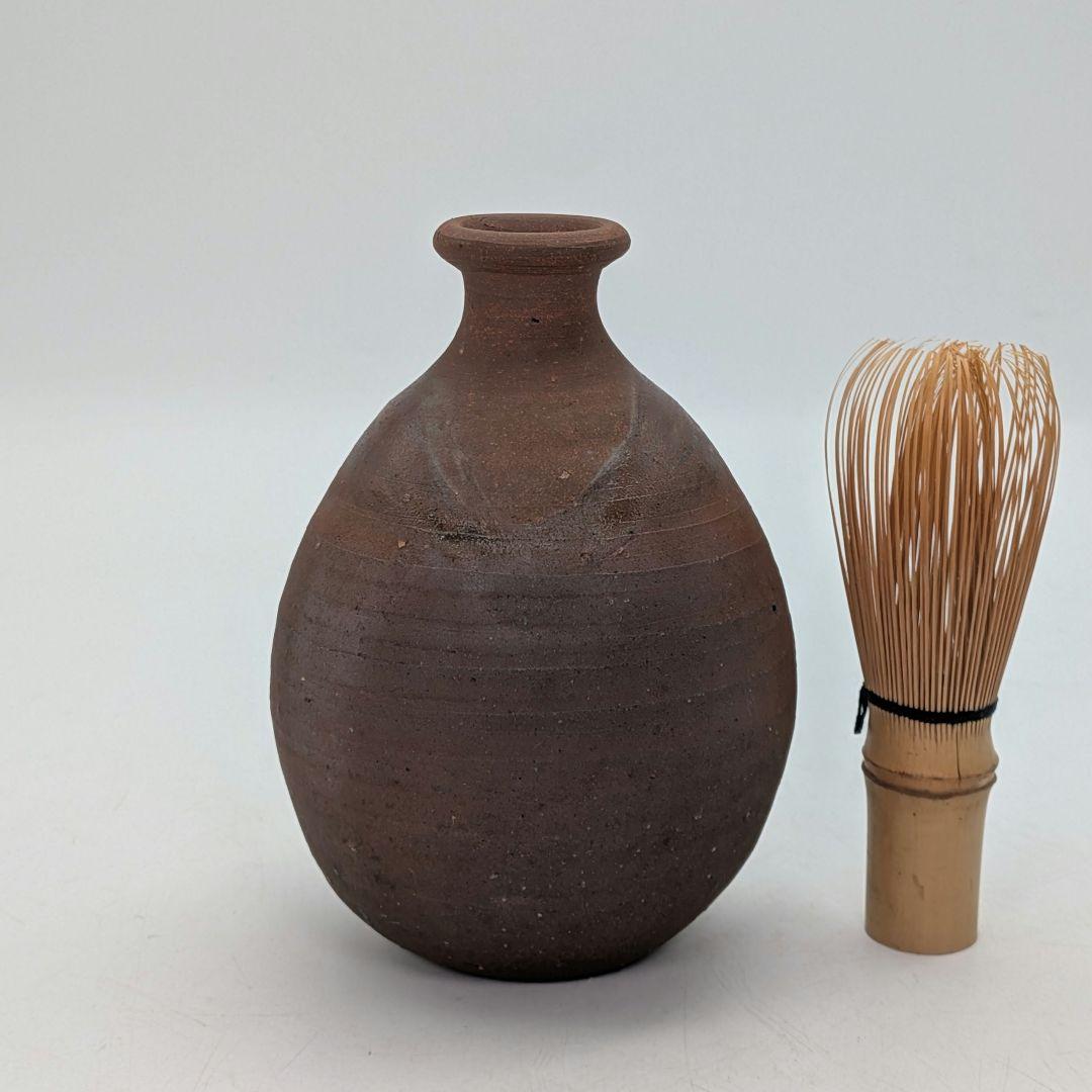 Bizen Pottery Tokkuri by Yu Fujiwara Living National Treasure