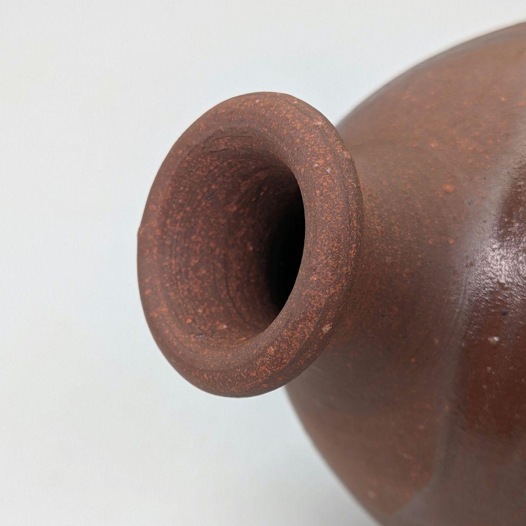 Bizen Pottery Tokkuri by Yu Fujiwara Living National Treasure