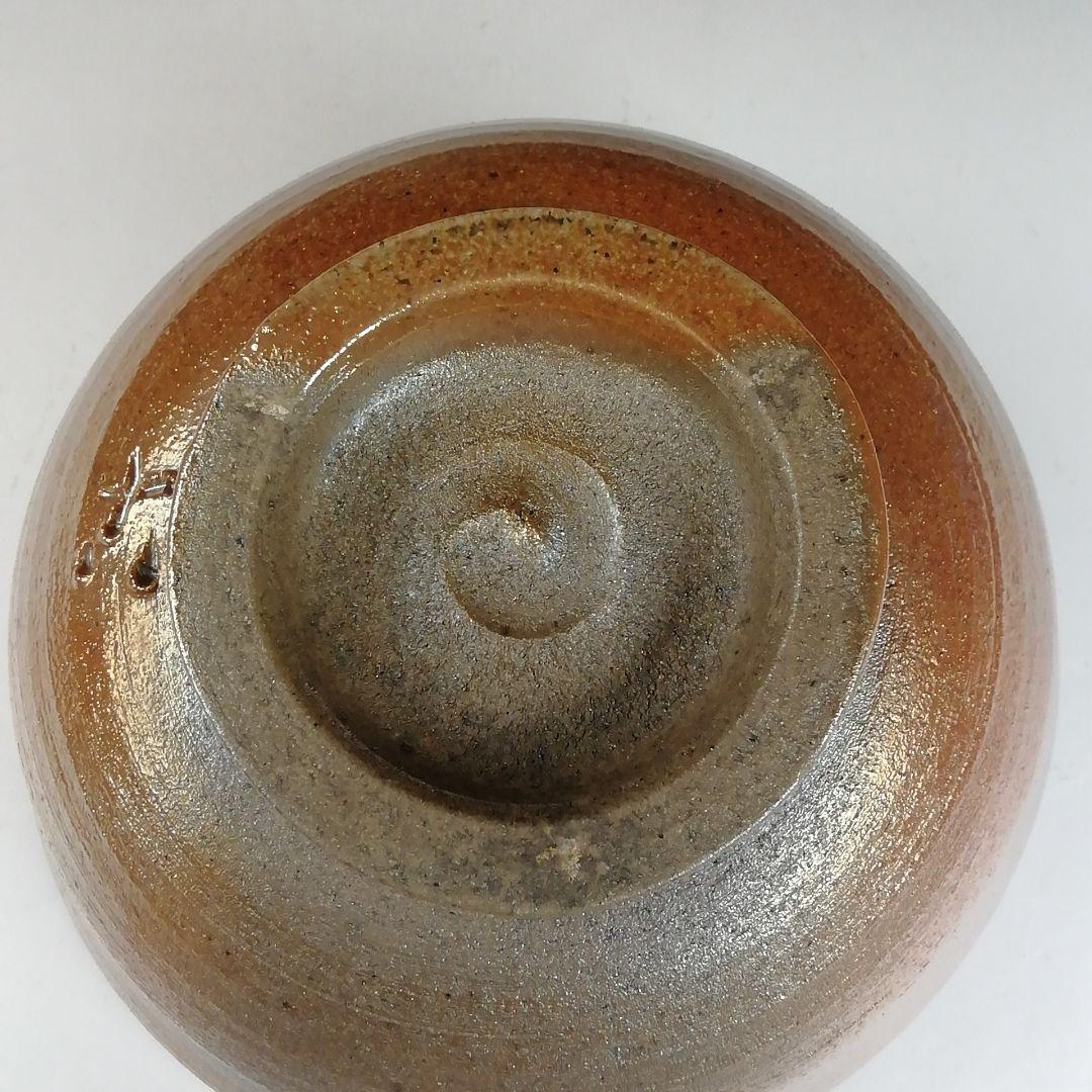 Kinjo Ware Natural Ash Glaze Tea Bowl by Komaru Kentaro - Arako Kiln Nagoya