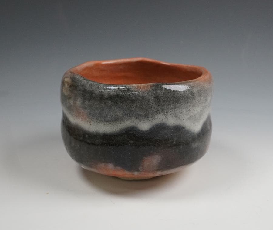 Ito Keiraku Aka-Raku Chawan, Kenniji Abbot Takeda Ekishu Inscription