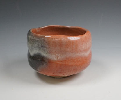 Ito Keiraku Aka-Raku Chawan, Kenniji Abbot Takeda Ekishu Inscription