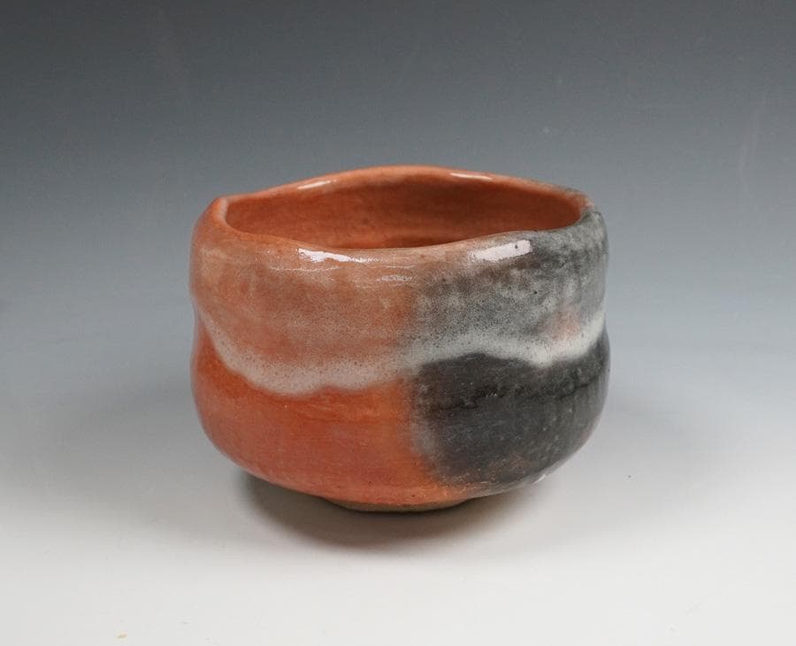 Ito Keiraku Aka-Raku Chawan, Kenniji Abbot Takeda Ekishu Inscription