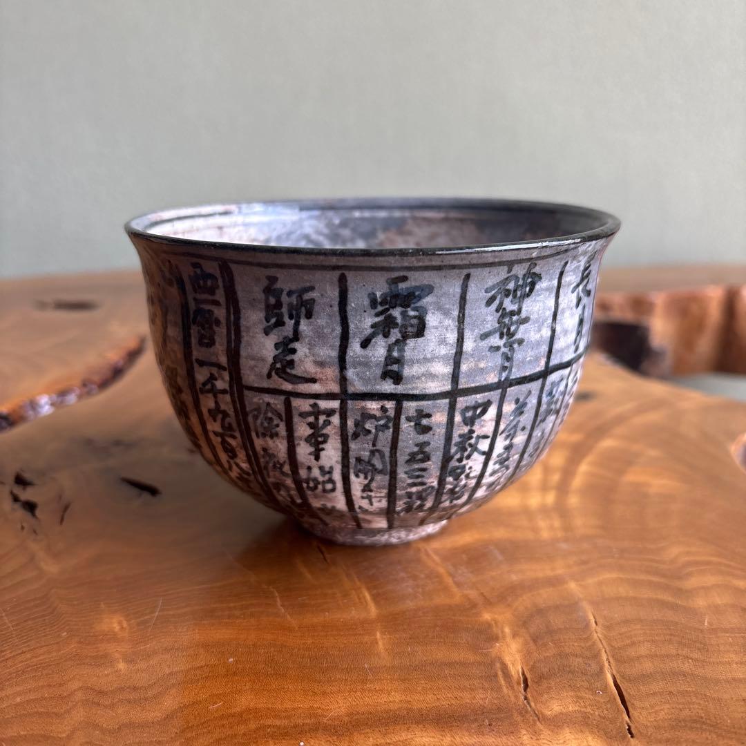 Asami Yoshizo — Koyomi-de Calendar Chawan, Sumo Banzuke Calligraphy, Tomobako
