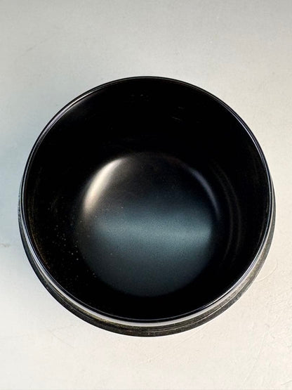 Shoun | Aki-no-no Maki-e O-Natsume — Large Black Lacquer Tea Caddy with Autumn Field
