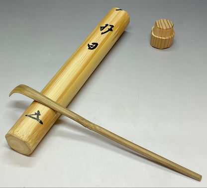 Chashaku Tea Scoop by Kagebayashi Soatsu — Mei 'Kojitsu' — Inscribed by Former Daitokuji Fukumoto Sekio