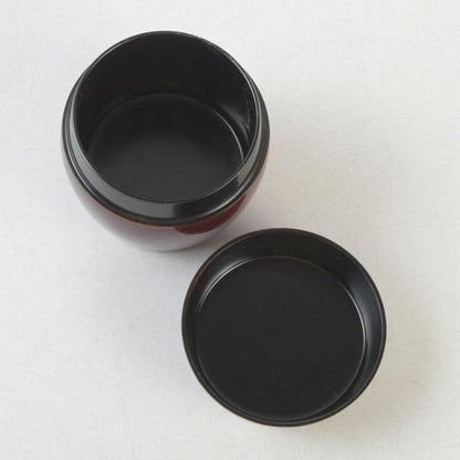 Wajima Lacquer Dobari Natsume Tea Caddy – Gold Maki-e Gourd – Okamoto Yosai – Japan