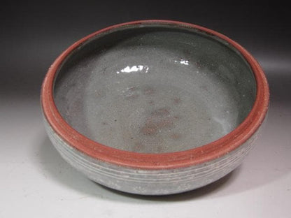 Mishima-de Chrysanthemum Jikiro Lidded Food Bowl | Asami Yoshizo Kenchu-sai Signed