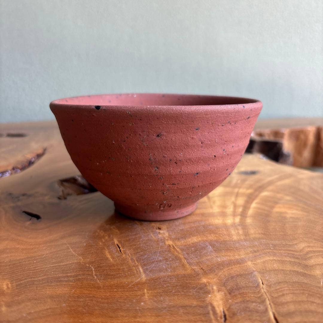 Nanban Chawan by Isaku — Unglazed Yakishime Matcha Bowl, Kagoshima Izaku Kiln, Tomobako