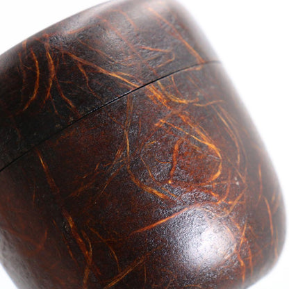 Washi-Wrapped Willow Natsume by Tsukishiro Ryosai - Maki-e Tea Caddy with Box