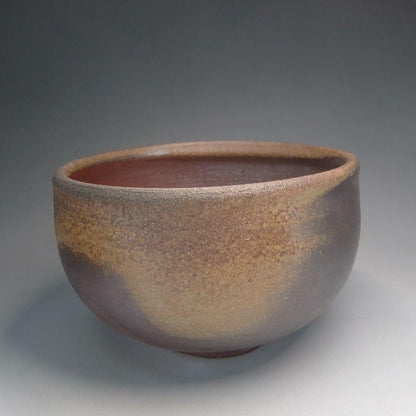 Bizen Ware Chawan Tea Bowl with Goma Hidasuki Natural Fire Markings