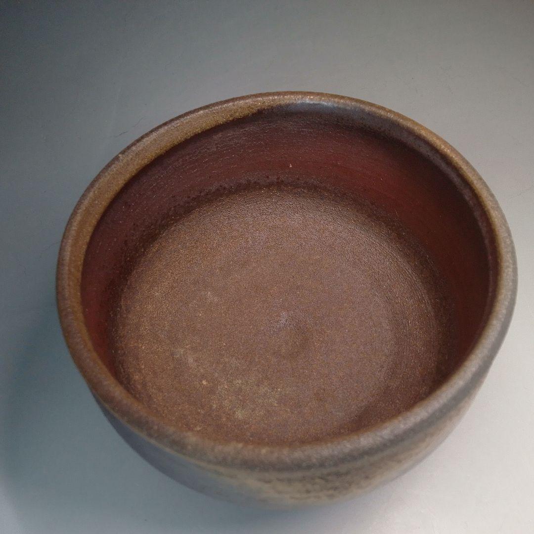 Bizen Ware Chawan Tea Bowl with Goma Hidasuki Natural Fire Markings