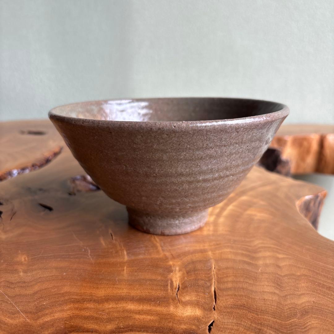 Sakuma Hokyuu Matsufuru Kiln Karatsu Matcha Bowl — Signed Box, Wabi Stoneware Chawan