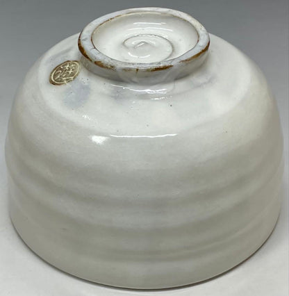 Flowing Water Camellia Chawan by Fukumori Yu — Kitsunomori Kiln Tea Bowl