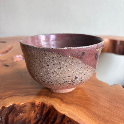 Tango Ware Wabi Matcha Bowl | Japanese Wood-Fired Chawan with Tomobako | Natural Ash Glaze Yakishime Tea Bowl