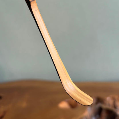 Maki-e Lacquer Tea Scoop by Yamauchi Seiji | Pine Arabesque Pattern | Gold on Black | Signed Box