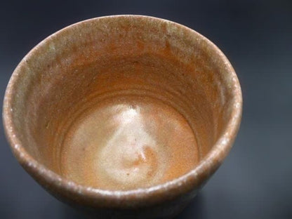 Antique Ryonyu Aka-Raku Cylindrical Tea Bowl, Signed Tsutsu Chawan Certified by Tannyu X, Edo Period Kyoto Raku Ware with Tomobako