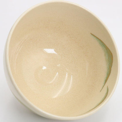 Mountain Path Landscape Iro-e Chawan by Sugita Shohei — Seikanji Kiln Kyoto