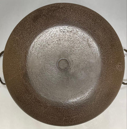 Shirizari Cast Iron Tea Kettle by Kakutani Shason — Chagama with Bail Rings