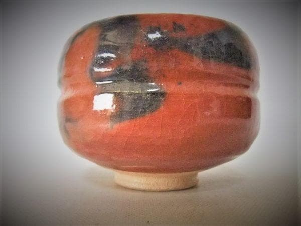 Aka-Raku Chawan Named 'Zuiun' — Wooden Box Inscribed Sasaki Shōraku, Kyoto Raku Tradition