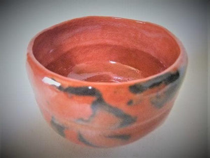 Aka-Raku Chawan Named 'Zuiun' — Wooden Box Inscribed Sasaki Shōraku, Kyoto Raku Tradition