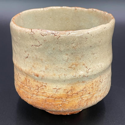 Hagi-yaki Yunomi by Hirose Tanga — Tenpouzan Kiln Large Tea Cup with Box