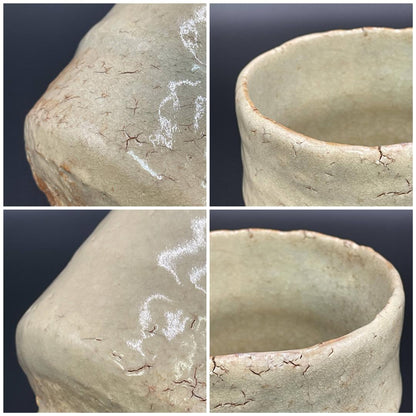 Hagi-yaki Yunomi by Hirose Tanga — Tenpouzan Kiln Large Tea Cup with Box