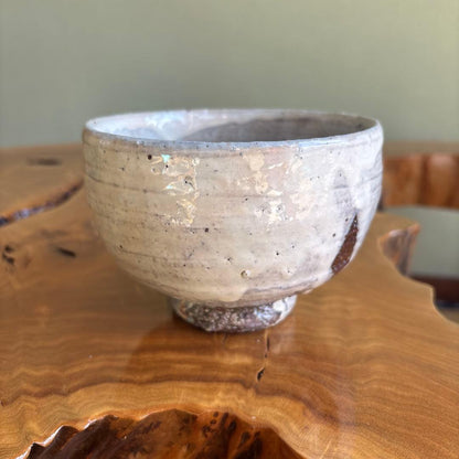 Kakedota Takatsugu Shino Tea Bowl - Shintsu Kiln Japanese Matcha Chawan