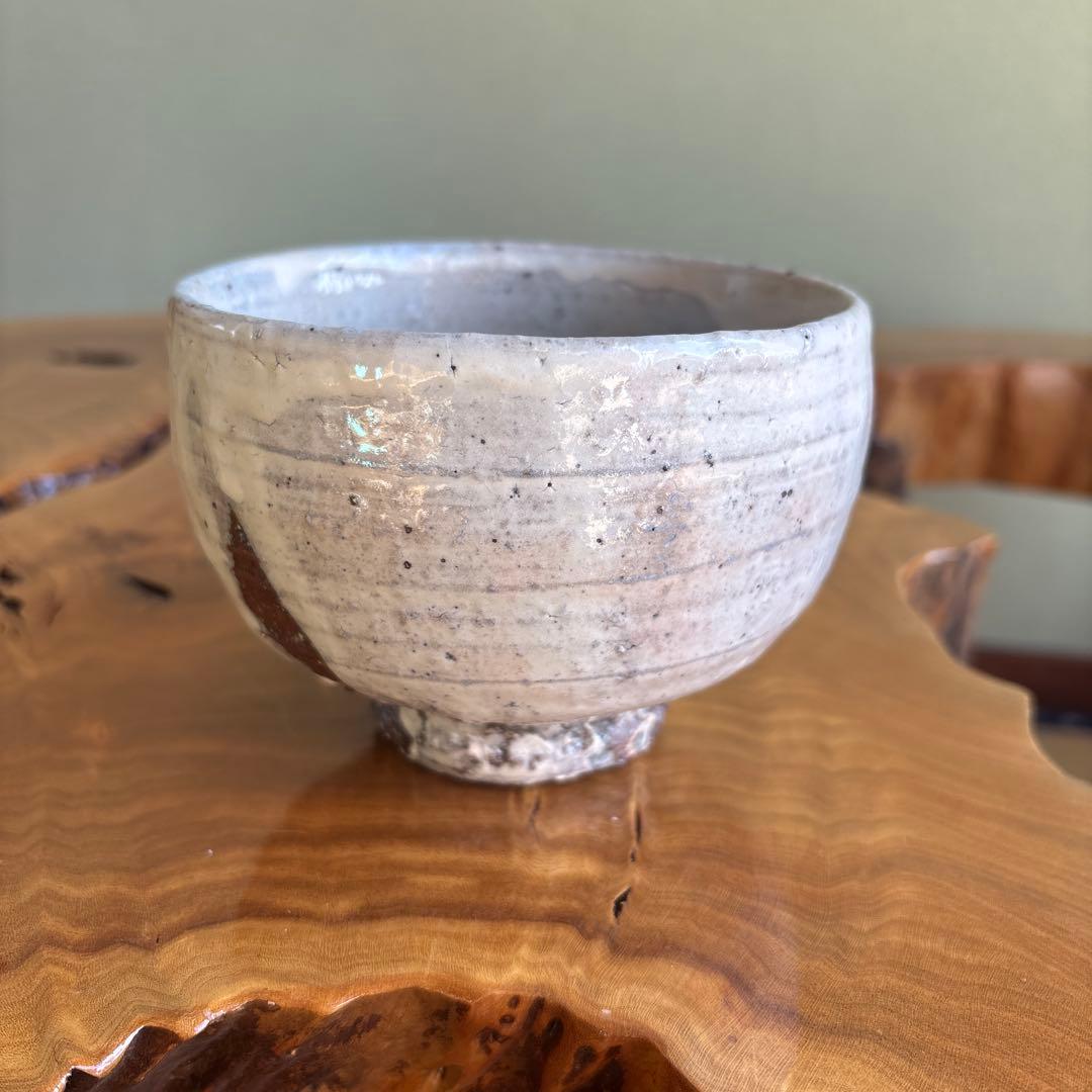 Kakedota Takatsugu Shino Tea Bowl - Shintsu Kiln Japanese Matcha Chawan