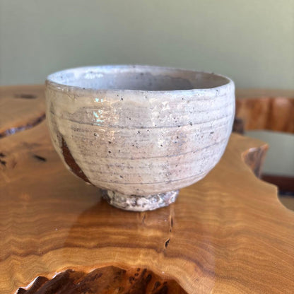 Kakedota Takatsugu Shino Tea Bowl - Shintsu Kiln Japanese Matcha Chawan