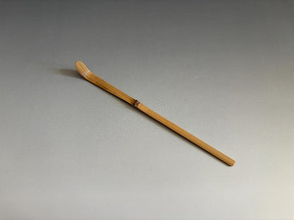 Hisada Soya Jingyusai Chashaku Tea Scoop Saga White Bamboo Mei Tancho Omotesenke
