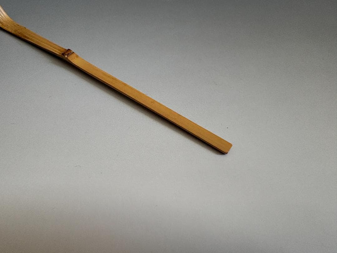 Hisada Soya Jingyusai Chashaku Tea Scoop Saga White Bamboo Mei Tancho Omotesenke
