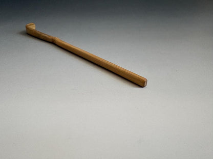 Hisada Soya Jingyusai Chashaku Tea Scoop Saga White Bamboo Mei Tancho Omotesenke