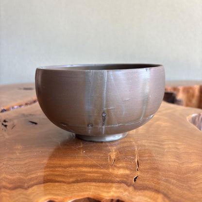 Bizen Ware Tea Bowl by Kimura Ichiyo - Japanese Matcha Chawan with Ash Glaze and Signed Box