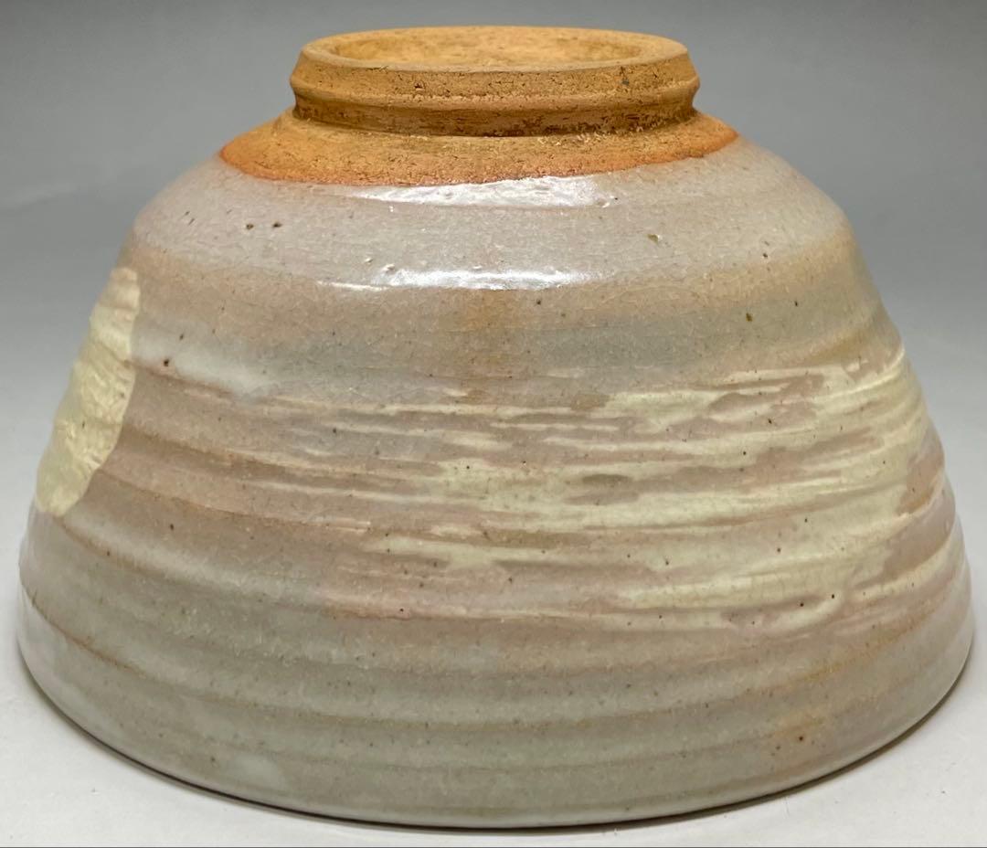Kosobe Ware Hakeme Tea Bowl | Edo Revival Brushmark Chawan with Paulownia Box