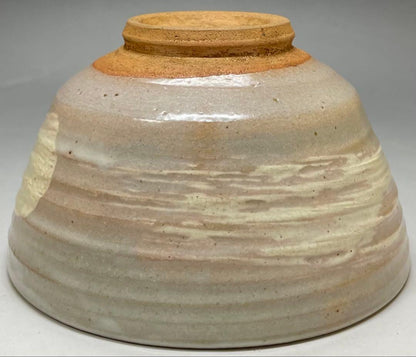 Kosobe Ware Hakeme Tea Bowl | Edo Revival Brushmark Chawan with Paulownia Box